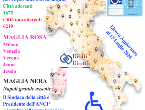 Mappa dell'Italia che indica il numero dei Comuni italiani che hanno aderito alla Piattaforma CUDE